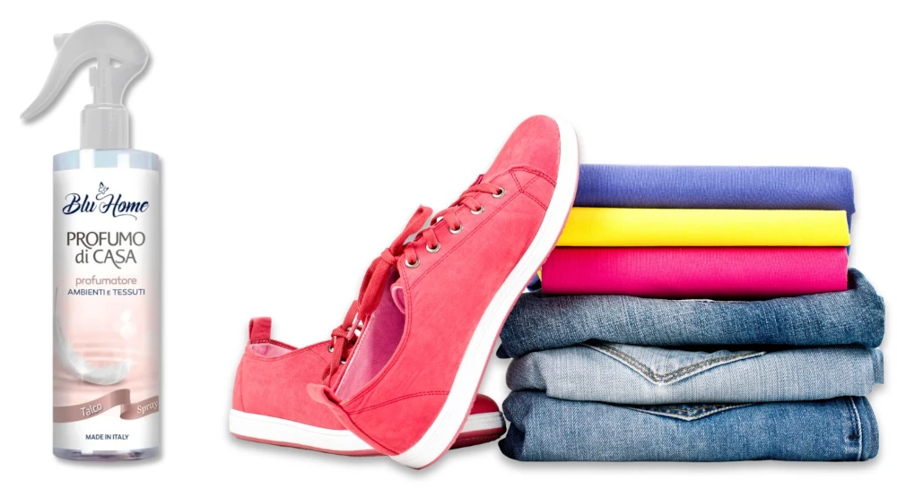 Parfumovaný sprej na textil Talco